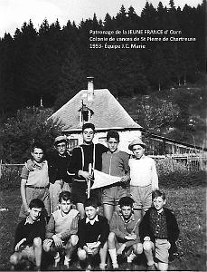COLO JEUNE FRANCE 1953 Equipe J.C. Marie